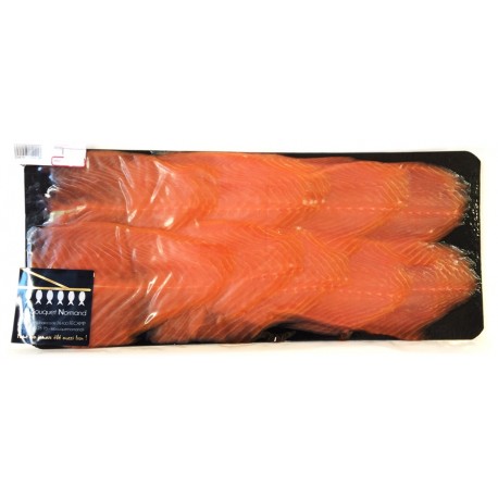 10 tranches de Saumon sauvage Fumé Alaska 500 Gr