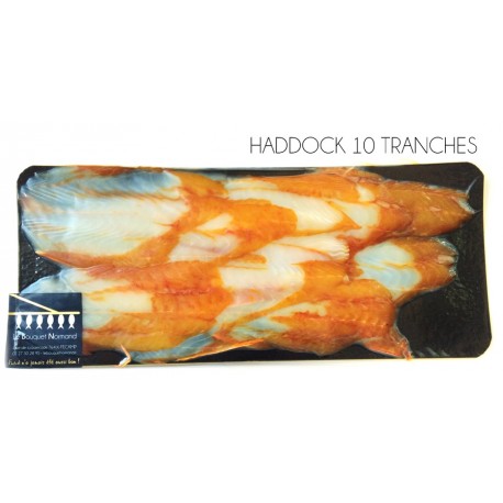 10 Tranches de haddock fumé