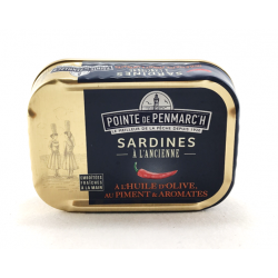 Sardine à l'huile d'olive, au piment et aromates 0.115gr