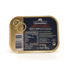 Sardine à l'huile d'olive, au piment et aromates 0.115gr