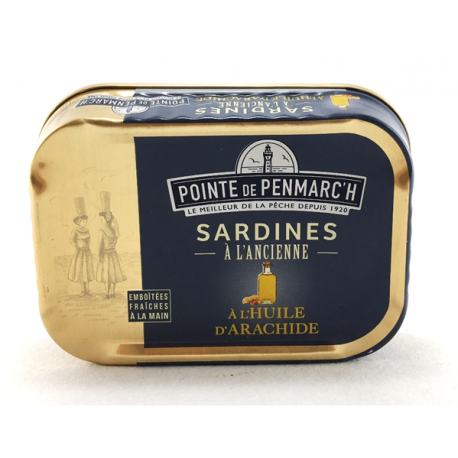 Sardines à l'huile d'arachide 0.115gr