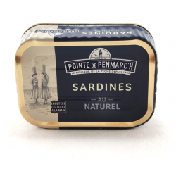 Sardines entières au naturel 0.135gr