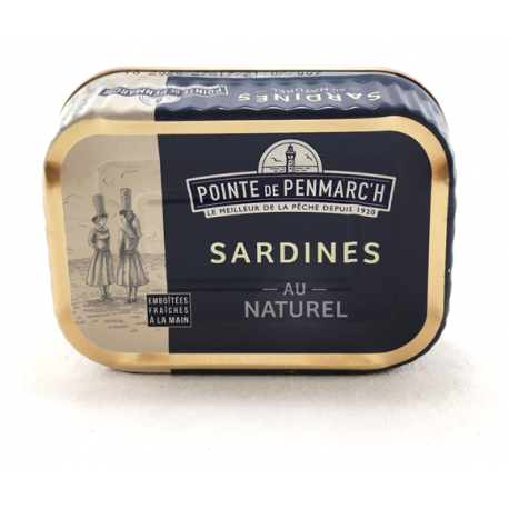 Sardines entières au naturel 0.135gr