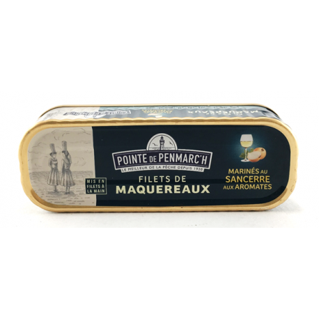 Maquereaux en filets marinés au Sancerre 0.176gr