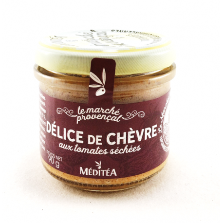Délice de tomates séchées aux chêvres 0.0.90g Délice de tomates séchées aux chêvres 0.0.90g