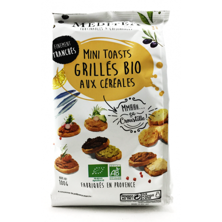 Mini toasts aux graines Bio Mini toasts aux graines Bio