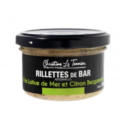 Rillette de Bar  à la Laitue de Mer et Citron